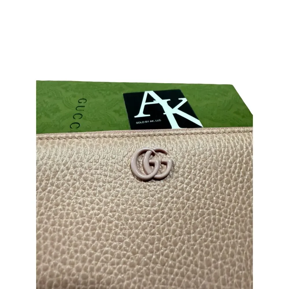 Gucci GG Marmont Pink Leather Continental Long Wallet - Picture 6 of 11